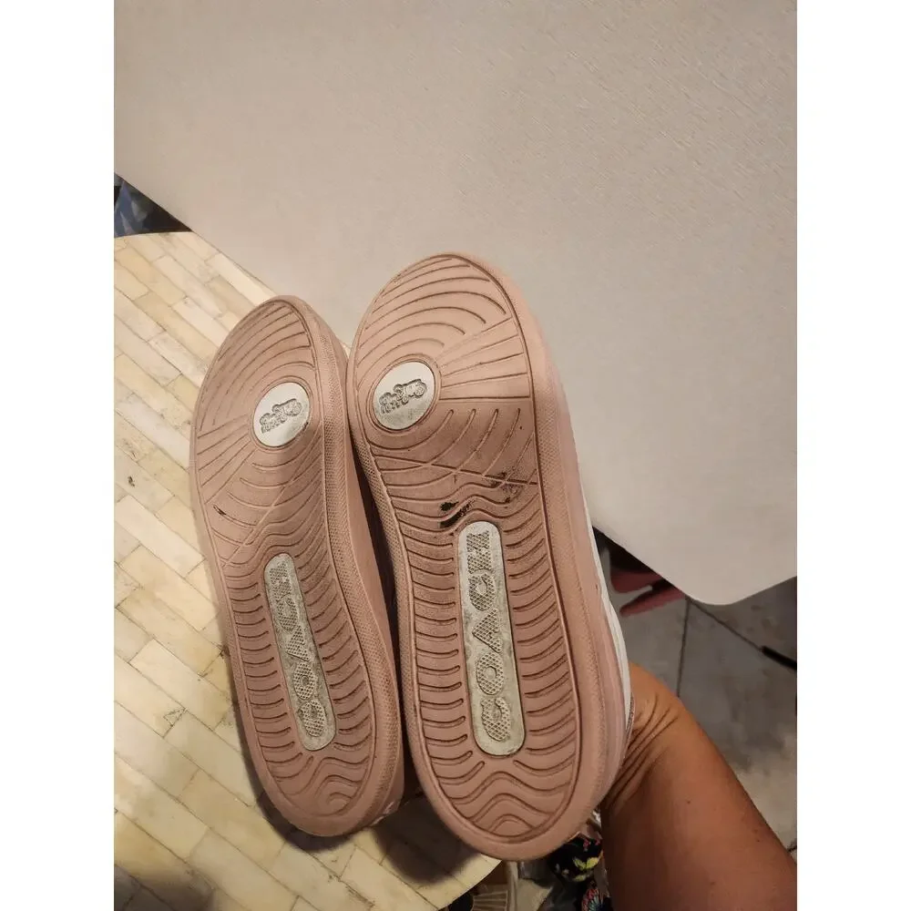 Coach Lowline Leather Sneakers size 9